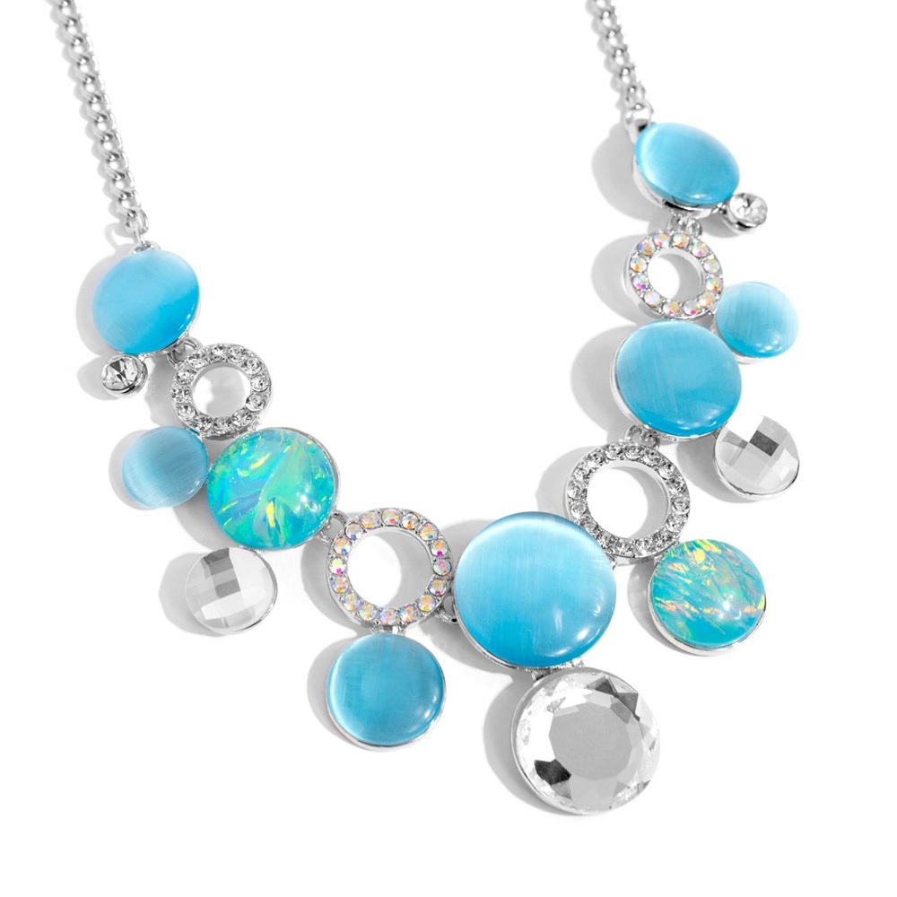 🆕Paparazzi Jewelry set *💙* Corporate Color - blue ~Beautiful Bling Free Gift~
